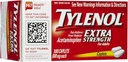Tylenol Ekstra Güçlü Ağrı Reliever & Ateşleme Caplets-100 Count
