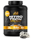 Kastech Whey Protein Tozu (Kurlar ve Krem, 5LB) – Nitro-Tech Whey proteini Lean Muscle & Recovery için Smoothie Mix - 24g of Whey Gold protein for Women & Men - Ambalaj Vary