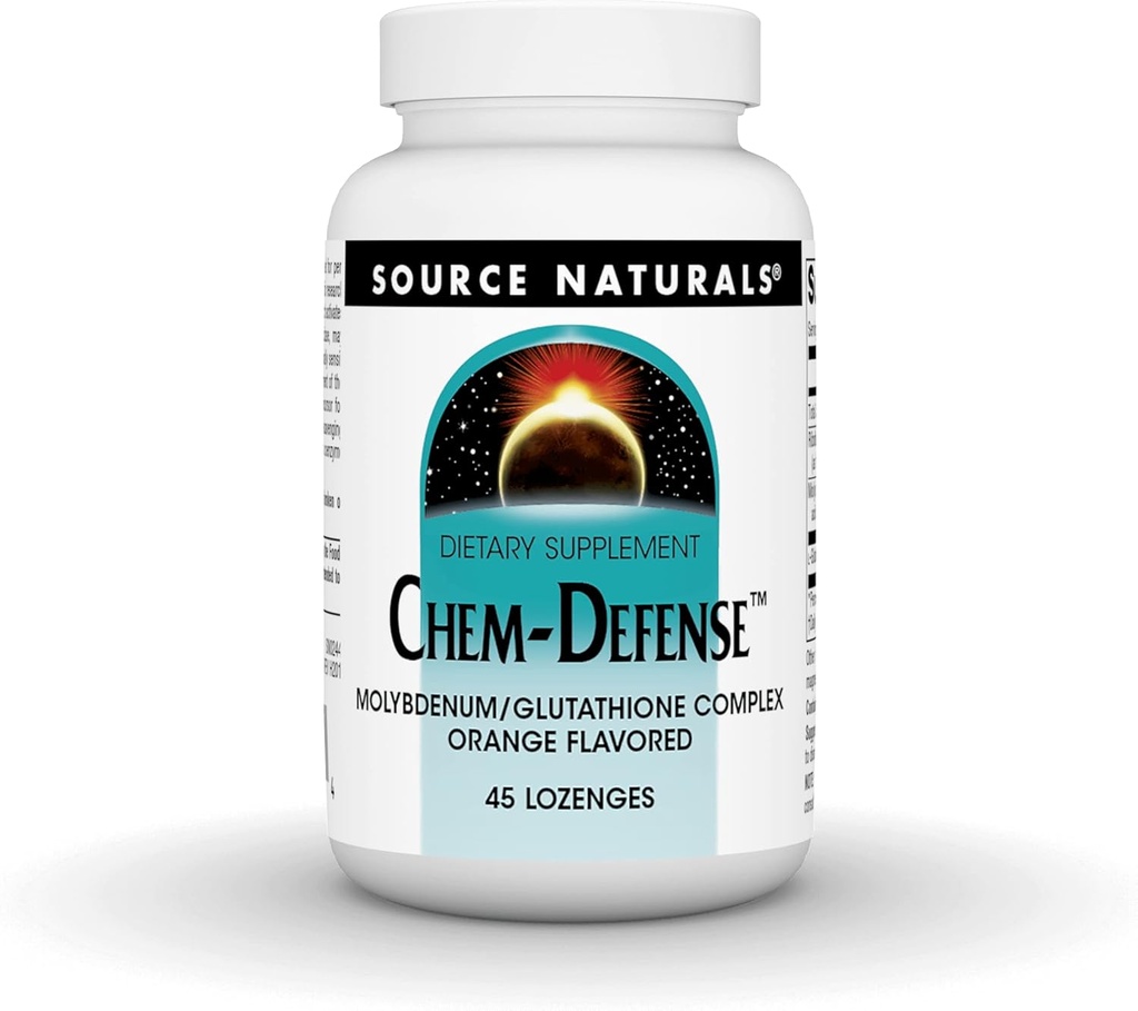 Πηγή Naturals Chem-Defense - 45 Πορτοκαλί Lozenges