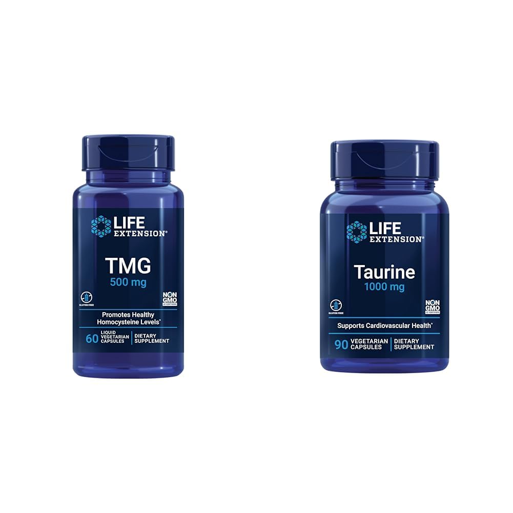 Hayat TMG 500 mg ve Taurin 1000 mg Supplement Sche - 60 Sıvı Vejetaryen Capsules ve 90 Vegetarian Capsules