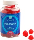 Snugell Melatonin Gummies 5 mg – 60-Count Diyetary Supplement – Berry Coolful Sleep Support – Vegan, Non-GMO, Pectin-Based, Gluten-Free – Amerika'da Yapıldı (1)
