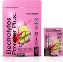 PowderVitamin Electrolytes σκόνη Plus, Keto, Raspberry Λεμονάδα, Χωρίς ζάχαρη, Pink αλάτι Ιμαλαΐων, 1000mg Κάλιο, 120mg Ασβέστιο, 120mg Μαγνήσιο, Μη-ΓΤΟ, Μη-Ζώες, (16 Πακέτα Ενυδάτωσης)