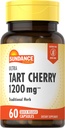 Sundance Tart Cherry Capsules 1200mg | 60 Count | Traditional Herb | Non-GMO and Gluten Free Suplement