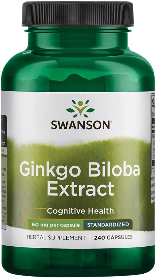 Swanson Ginkgo Biloba% 24 Milligrams 240 Capsules