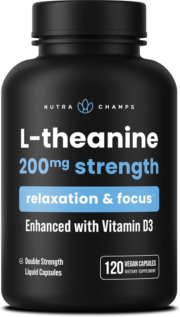 NutraChamps L-Θεανίνη 200mg κάψουλες 