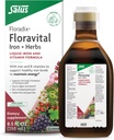 Floradix Floravital Sıvı Demir & Vitamin Formula - Enerji Desteği için C & B Vitaminleri ve Herbs - Vegan, Gluten-Free, Yeast-Free & Non-GMO - 8.5 Fl Oz Oz