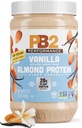 PB2 Performans Almond Plant Temel Vegan Protein Toz | 20g Tamamlanmış Protein, Eklenmiş Şeker, Prebiyotik Fiber | Süt Free, sertifikalı Vegan, Non-GMO, Gluten Free [Almond w/Madagascar Vanilla, 1LB]