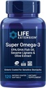 Επέκταση ζωής Super Omega-3 EPA/DHA Fish Oil, Sesame Lignans & Olive Extract – Καρδιά Υγεία, Εγκεφαλική Υγεία, Φλεγμονή Υγεία Υποστήριξη, Χωρίς γλουτένη, Enteric-Coated, Μη ΓΤΟ, 120 Softgels