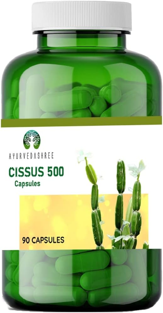 Asthishrunkala Κάψουλες σκόνης Cissus quadrangularis 90 Κάψουλες 500mg