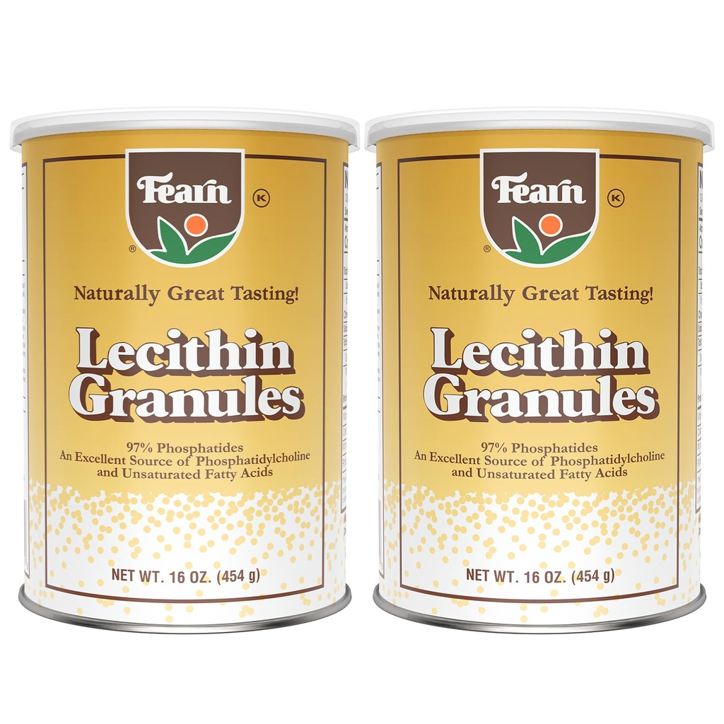 Korkun Doğal Gıdalar Soy Lecithin Granules – Sağlık için Temel Nutrients ile Fat Emulsifier, Kekler, Ekmek ve DIY Gummies, 16 Oz (Pack of 2)
