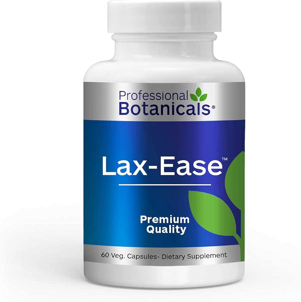 Profesyonel Botanik Lax Ease – Sağlıklı Bowel Düzenlilik ve Doğal Eliminasyon için Nazik Botanik Digestive Desteği – 90 Capsules