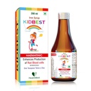 HealthBest Liquid Iron Syrup for Kids – Triple Action with Folic Acid and Zinc – Boosts Hemoglobin, Appetite, and Immunity – No Metallic Taste – 200ml Liquid Supplement, Safe & Effective
