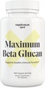 Beta-Glucan Supplement (60 Capsules – 400 mg Per Service) 1 3D Beta Glucan Immune Support Supplement – Ultra Potency Immune ATM