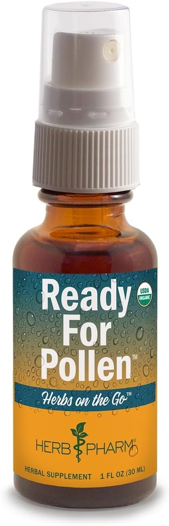 Herb Pharm Herbs on the Go Portable Spray: Pollen için sertifikalı Organik Hazır, 1 Ounce