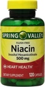 Spring Valley - Flush Free Niacin (B-3) 500 mg, 240 Capsules (2 120 Şişe)