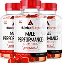 LIVORKA Alpha Surge for Men - Alpha Surge Gummies for Male, Alfa Surge Gummies 1050mg, Alpha Surge XL Gummie, Alphasurge Gummies, Alfa Surge Gummies, Alpha Sugre Male, 180 Gummies για 3 μήνες