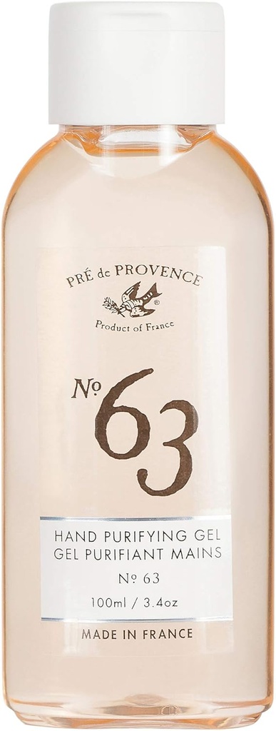 Pre de Provence Advanced Alcohol Based Hand Sanitizer Gel Moisturizes & Softens Hands, 3.4 Fluid Ounces, No. 63