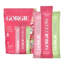 GORGIE Glow Diversity Pack 15 Sticks, Electrolyte Toz Sağlıklı İçecek Mix, w/Hyaluronik Asit, Aquamin, C & D, Probiyotikler, No Sugar, Antioksis for Hydration, Skin Care ve Gut Balance