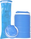 HCS Bulk Emesis Çantası - Premium, Hastane Grade, Yetişkinler ve Çocuklar - Otomobil için Vomit Çanta, Seyahat, Ev Kullanımı - Ayağa, Barf, Puke - 144, Güçlü (40 fl oz)