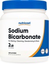 Nutricost Νάτριο Διττανθρακικό (2 LB) - 600mg ανά υπηρεσία, Μη ΓΤΟ, Χωρίς γλουτένη