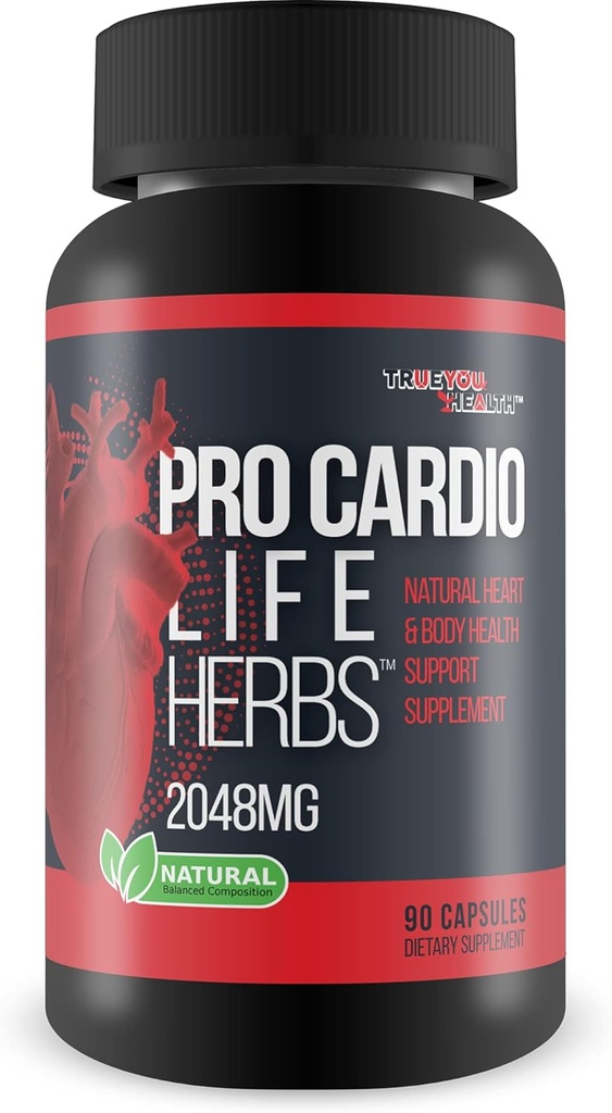 Pro Cardio Life Βότανα - Premium συμπλήρωμα υγείας καρδιάς - Κυκλοφορία Cardio Plus Μειωμένη φλεγμονή - Υποστήριξη υγείας αίματος Cardio Defender - Cardio Defender συμπλήρωμα καρδιάς