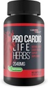 Pro Cardio Life Βότανα - Premium συμπλήρωμα υγείας καρδιάς - Κυκλοφορία Cardio Plus Μειωμένη φλεγμονή - Υποστήριξη υγείας αίματος Cardio Defender - Cardio Defender συμπλήρωμα καρδιάς