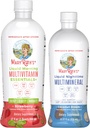 MaryRuth's Liquid Morning Multivitamin (Strawberry) & Liquid Nighttime Multimineral (Coconut, 15oz) 