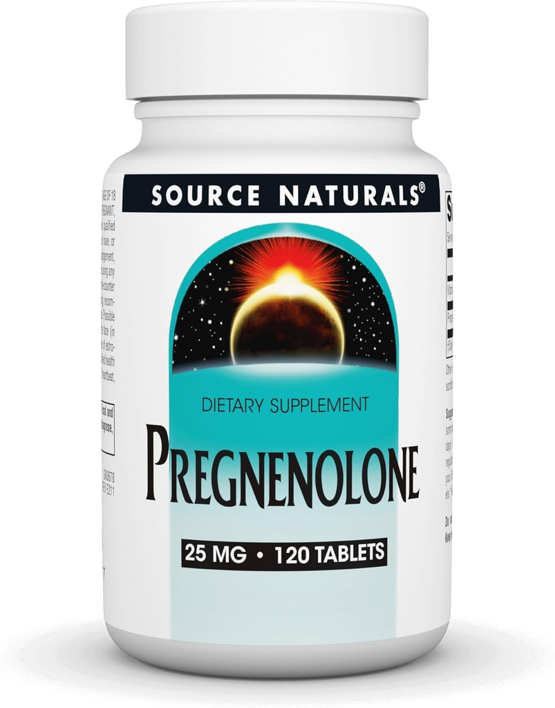 Source Naturals Pregnenolone 25mg - 120 Tablet