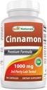 En İyi Doğals Cinnamon 2000 mg Chromium 400 mcg ile hizmet başına eşdeğer - Metabolism Desteği - 180 Capsules