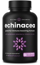 NutraChamps Echinacea Capsules 1000 mg - 8-in-1 Immune Support Supplement - Echinacea Goldenseal, C, çinko, Ginger, Elderberry - 60 Capsules