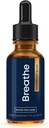BREATH 8-IN-1 Mullein Drops for Lungs & Airways (1 fl. oz.): Peppermint, Thyme, & Mullein Leaf Extract για Lungs Detox για καπνιστές - Διαλύστε Mucus & Breath Clear - GMO-Free & Made in USA