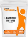 BulkSupplements.com L-Carnitine Tartrate Toz - Amino Asit Toz, Carnitine Supplement - Unflavored & Gluten Free, 1g per Service, 1kg (2.2 lbs) (Pazar 1)