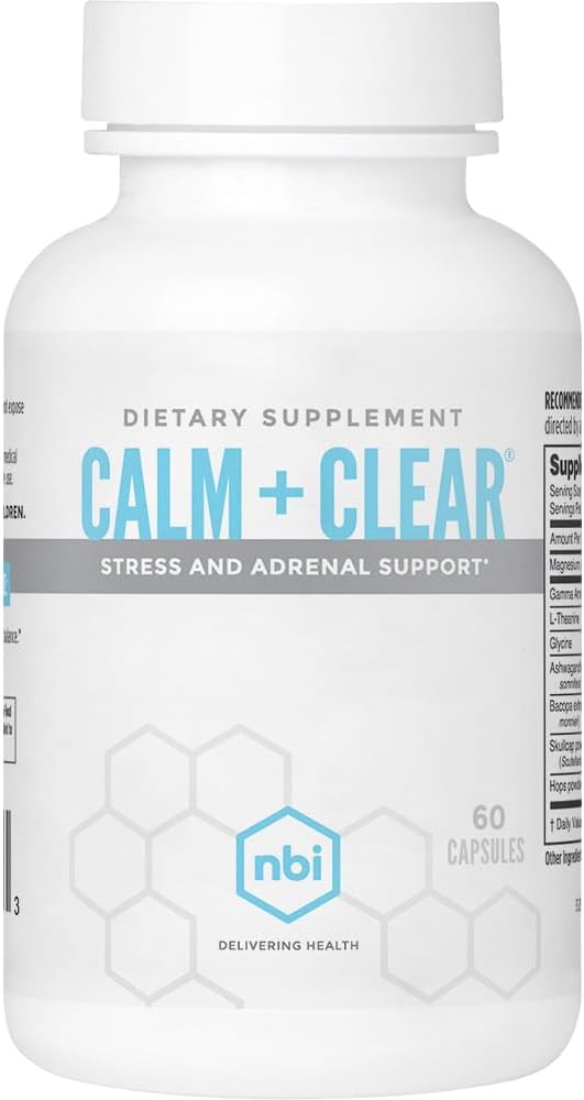 NBI Calm + Clear Mood and Focus support 