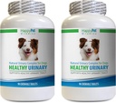 Συμπληρώματα ουροποιητικών Σκύλων - Dog Natural Urinary Health Complex - Full Bladdder Health and Control - UTI Solution - Dog Cranberry Chews - 2 μπουκάλια (180 Tabs)