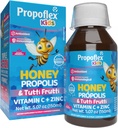 Beelife Bee Propolis Cough Syrup Kids- Triple-Action - Natural Syrup, Brezilyalı Green Propolis, çinko, Bromelain, C- Support Immunity & Recovery - Brezilya, Tutti Fruit Flavor, 150 ml