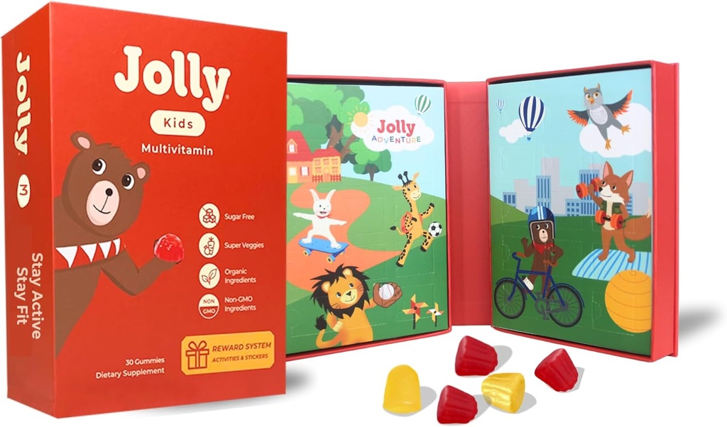 Jolly Adventure®: En İyi Çocuk Vitaminleri Gelişim Başarısı için Günlük Aktivitelerle Duyuldu - Topic: Çocuklar Love Egzersiz & Stay Fit Fit Fit
