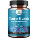 Nootropic Brain Supplement for Memory and Focus Support - Βιταμίνες για Ψυχική Υποστήριξη & Καθαρότητα με Bacopa Monnieri, VIT A, B6, Ριβοφλαβίνη, Νιασίνη, Thiamin & Folate - Γνωστικό Συγκρότημα - 60 Ct