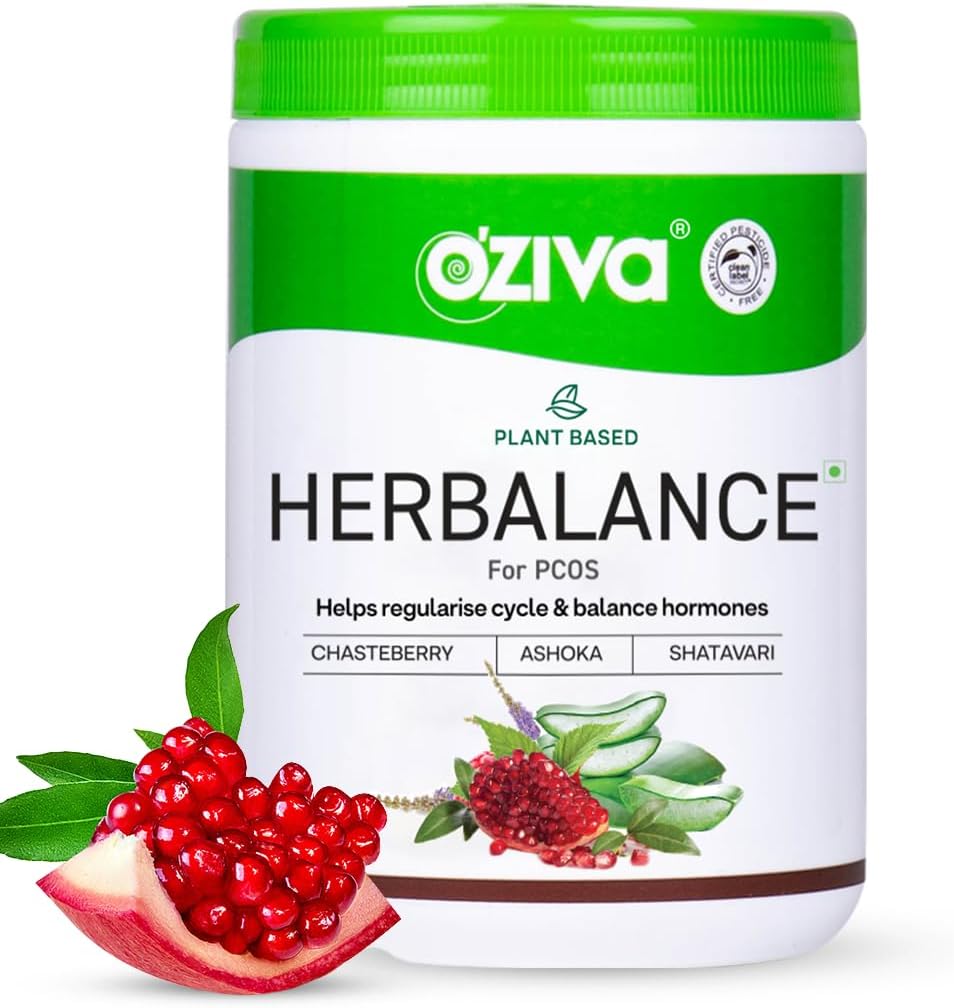 OZIVA Bitkileri Psişik Olarak Her Şeye Göre | Hormonal Denge ve Daha İyi Menstrual Cycle | Patavari,Chasteberry, Ashoka sertifikalı Temiz & Vegan, 250g