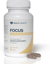 Focus - Premium Cognitive Enhancement Supplement with Natural Nootropics - Memophenol, Bacopa, & DMAE - 60 Veggie Capsules (Focus)