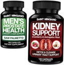 Kidney Support Cleanse Detox & Repair 120 Casuals - Together with - Men's Prostate Health Advanced Prostate Supplements - 120 Capsules