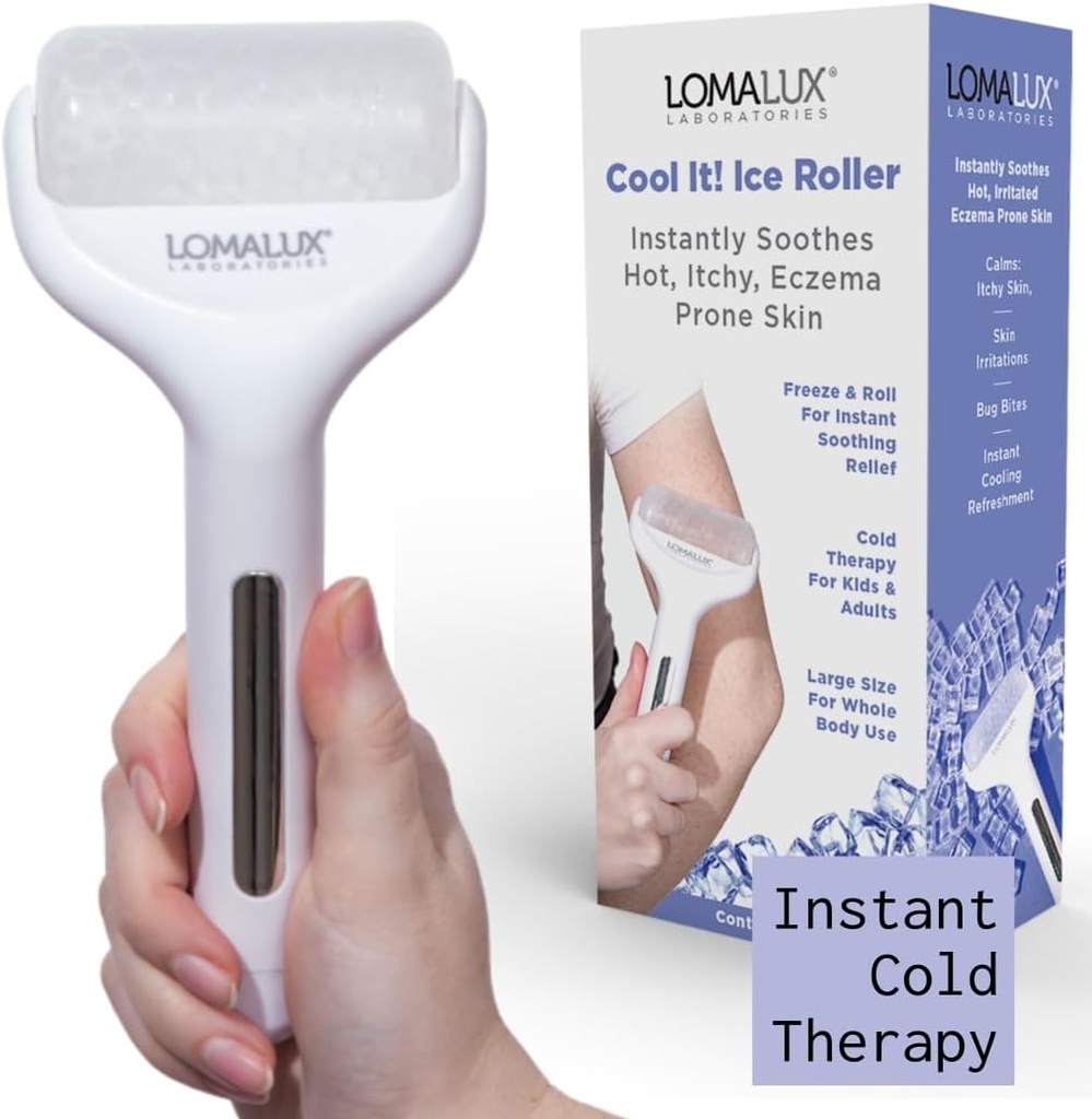 Loma Lux Cool IT! ICE Roller - Tüm Vücut Soğuk Terapi Temporly Relieves Skin Itch, Skin Irritation, Eczema, Skin Rashes, Minor Burns, Sunburnburn