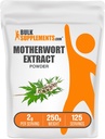 BulkSupplements.com Motherwort Extract Powder - Motherwort Supplement, Herbal Supplement - Gluten Free, 2g per Serving, 250g (8.8 oz) (Pack of 1)