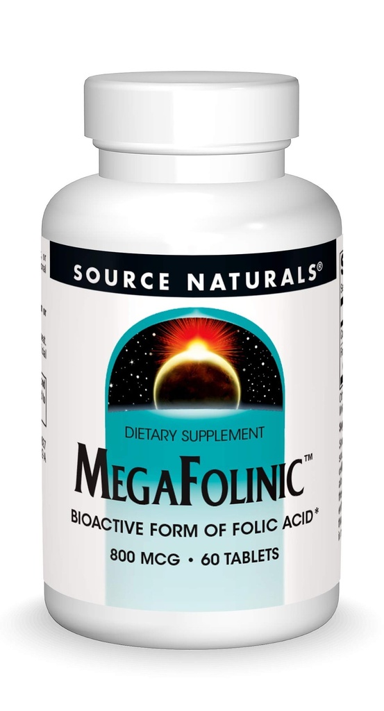 Πηγή Naturals MegaFolinic 800mcg - 60 δισκία