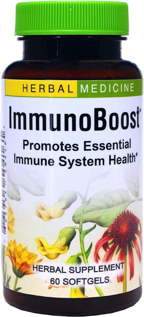 Herbs Etc. Immunoboost - Immune System Support için herbal Supplement - Echinacea Angusolia, Astragalus & Calendula - Gluten-Free - 60 Softgels (60 Hizmet)