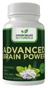 GREEN VALLEY NATURALS - Advanced Brain Power - Υποστηρίζει Υγιής, Κανονική λειτουργία του εγκεφάλου, Εστίαση και Συγκέντρωση, κλινικά σχεδιασμένο για την υποστήριξη Υγιεινή σαφήνεια του εγκεφάλου. (1 φιάλη, 60, κόμης)