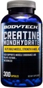 BODYTECH Kretine Monohidrat Capsules bir Micronized a Supports Muscle Strength, Mass ve Endurance (300 Capsules)