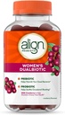 Align Women's Health, Prebiyotik + Probiyotik, Feminine Health için Cranberry ile, Digestive Health için iyi bakteri eklemeye yardım et, 50 Gummies