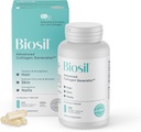 Biosil Collagen Booster Supplement - 120 Original Capsals - Πατενταρισμένο ch-OSA Activator για το δέρμα, τα μαλλιά, τα νύχια και τις αρθρώσεις - Υποστηρίζει τη φυσική παραγωγή - 60-Day Supply