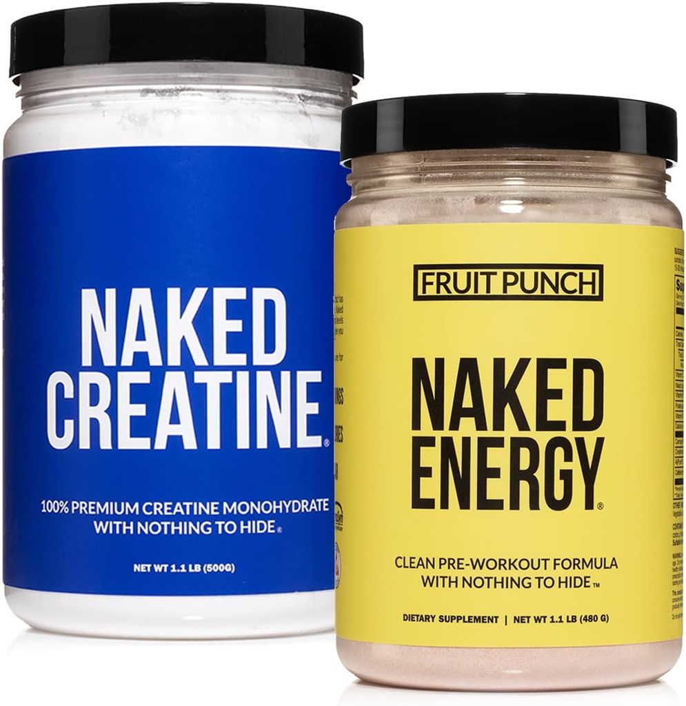NAKED Πακέτο αποκατάστασης προπόνησης: Fruit Punch Energy Creatine