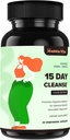 15 ημέρα καθαρισμού Gut Detox για γυναίκες & άνδρες, Advanced Gentle Gut Colon Cleanse Detox με Psyllium Husk, Cascara Sagrada, Senna και Probiotic φυσικό Laxative, 30 κάψουλες